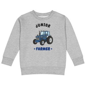 Furrow & Fields Kids Sweatshirt Heather / 2 Junior Farmer Ford 7810 | Kids Sweatshirt Quality Farmers Merch