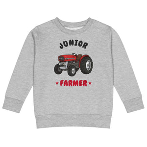 Furrow & Fields Kids Sweatshirt Heather / 2 Junior Farmer Massey Ferguson 135 | Kids Sweatshirt Quality Farmers Merch