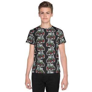 Furrow & Fields Kids T-Shirt Kids Fendt 313 Vario Tractor T-Shirt – Charcoal Quality Farmers Merch
