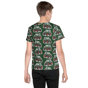 Furrow & Fields Kids T-Shirt Kids Fendt 728 Vario Tractor T-Shirt – Green Quality Farmers Merch