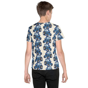 Furrow & Fields Kids T-Shirt Kids Ford 7700 Tractor T-Shirt – Cream Quality Farmers Merch