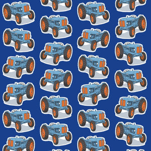 Furrow & Fields Kids T-Shirt Kids Fordson Major Tractor T-Shirt – Blue Quality Farmers Merch