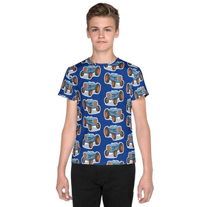 Furrow & Fields Kids T-Shirt Kids Fordson Major Tractor T-Shirt – Blue Quality Farmers Merch