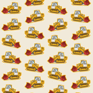 Furrow & Fields Kids T-Shirt Kids JCB 112 Tractor T-Shirt – Cream Quality Farmers Merch