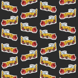 Furrow & Fields Kids T-Shirt Kids JCB 3C II Tractor T-Shirt – Charcoal Quality Farmers Merch