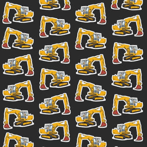 Furrow & Fields Kids T-Shirt Kids JCB 804 Tractor T-Shirt – Charcoal Quality Farmers Merch