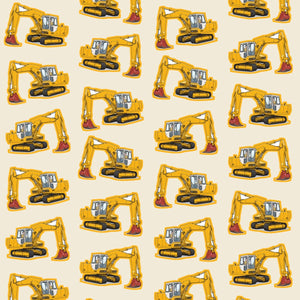 Furrow & Fields Kids T-Shirt Kids JCB 804 Tractor T-Shirt – Cream Quality Farmers Merch