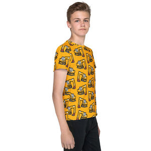 Furrow & Fields Kids T-Shirt Kids JCB 804 Tractor T-Shirt – Yellow Quality Farmers Merch