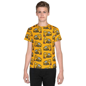 Furrow & Fields Kids T-Shirt Kids JCB 804 Tractor T-Shirt – Yellow Quality Farmers Merch