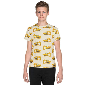 Furrow & Fields Kids T-Shirt Kids JCB 806 Tractor T-Shirt – Cream Quality Farmers Merch