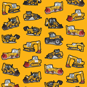 Furrow & Fields Kids T-Shirt Kids JCB All-Over Print T-Shirt Quality Farmers Merch