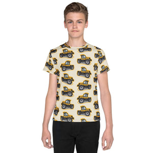 Furrow & Fields Kids T-Shirt Kids JCB Fastrac 3190 Tractor T-Shirt – Cream Quality Farmers Merch