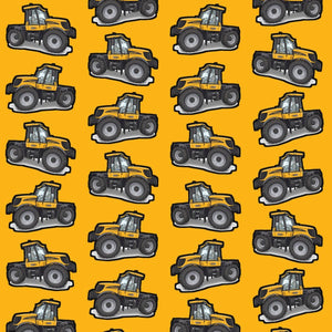 Furrow & Fields Kids T-Shirt Kids JCB Fastrac 3190 Tractor T-Shirt – Yellow Quality Farmers Merch