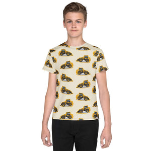 Furrow & Fields Kids T-Shirt Kids JCB TM420 Tractor T-Shirt – Cream Quality Farmers Merch