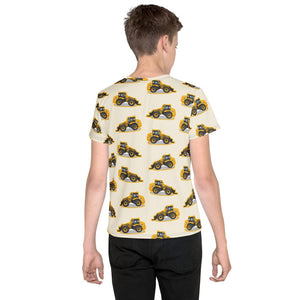 Furrow & Fields Kids T-Shirt Kids JCB TM420 Tractor T-Shirt – Cream Quality Farmers Merch