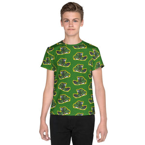 Furrow & Fields Kids T-Shirt Kids John Deere 1085 Tractor T-Shirt – Green Quality Farmers Merch