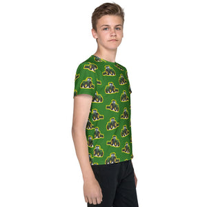 Furrow & Fields Kids T-Shirt Kids John Deere 4955 Tractor T-Shirt – Green Quality Farmers Merch