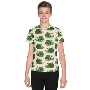 Furrow & Fields Kids T-Shirt Kids John Deere 530 Tractor T-Shirt – Cream Quality Farmers Merch