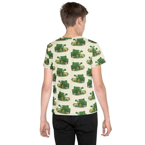 Furrow & Fields Kids T-Shirt Kids John Deere 530 Tractor T-Shirt – Cream Quality Farmers Merch