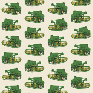 Furrow & Fields Kids T-Shirt Kids John Deere 530 Tractor T-Shirt – Cream Quality Farmers Merch