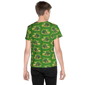 Furrow & Fields Kids T-Shirt Kids John Deere 530 Tractor T-Shirt – Green Quality Farmers Merch