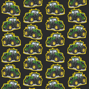Furrow & Fields Kids T-Shirt Kids John Deere 6R 250 Tractor T-Shirt – Charcoal Quality Farmers Merch