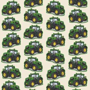 Furrow & Fields Kids T-Shirt Kids John Deere 6R 250 Tractor T-Shirt – Cream Quality Farmers Merch
