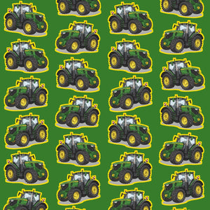 Furrow & Fields Kids T-Shirt Kids John Deere 6R 250 Tractor T-Shirt – Green Quality Farmers Merch