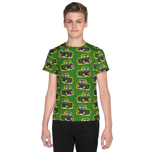 Furrow & Fields Kids T-Shirt Kids John Deere 8345R Tractor T-Shirt – Green Quality Farmers Merch