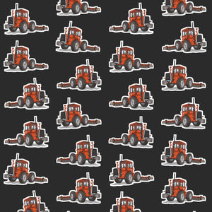 Furrow & Fields Kids T-Shirt Kids Massey Ferguson 1200 Tractor T-Shirt – Charcoal Quality Farmers Merch