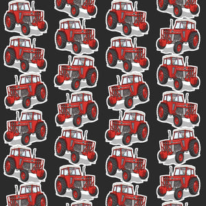 Furrow & Fields Kids T-Shirt Kids Massey Ferguson 188 Tractor T-Shirt – Charcoal Quality Farmers Merch