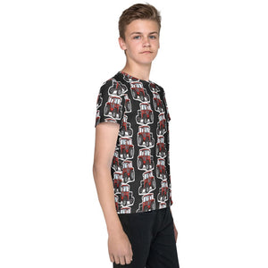 Furrow & Fields Kids T-Shirt Kids Massey Ferguson 240 Tractor T-Shirt – Charcoal Quality Farmers Merch