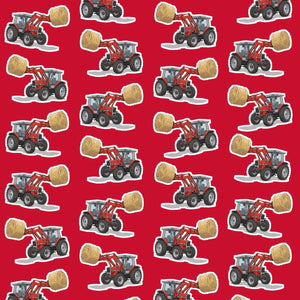 Furrow & Fields Kids T-Shirt Kids Massey Ferguson 3070 Tractor T-Shirt – Red Quality Farmers Merch