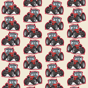 Furrow & Fields Kids T-Shirt Kids Massey Ferguson 3075 Tractor T-Shirt – Cream Quality Farmers Merch