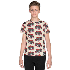 Furrow & Fields Kids T-Shirt Kids Massey Ferguson 35X Tractor T-Shirt – Cream Quality Farmers Merch