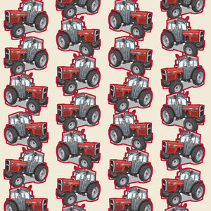 Furrow & Fields Kids T-Shirt Kids Massey Ferguson 390T Tractor T-Shirt – Cream Quality Farmers Merch