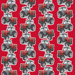 Furrow & Fields Kids T-Shirt Kids Massey Ferguson 390T Tractor T-Shirt – Red Quality Farmers Merch