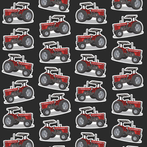 Furrow & Fields Kids T-Shirt Kids Massey Ferguson 399 Tractor T-Shirt – Charcoal Quality Farmers Merch