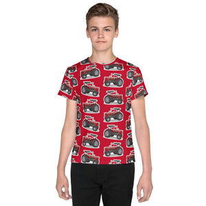Furrow & Fields Kids T-Shirt Kids Massey Ferguson 399 Tractor T-Shirt – Red Quality Farmers Merch