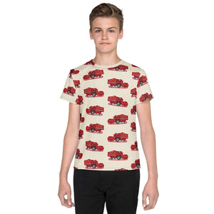 Furrow & Fields Kids T-Shirt Kids Massey Ferguson 520 Tractor T-Shirt – Cream Quality Farmers Merch