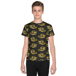 Furrow & Fields Kids T-Shirt Kids New Holland CR 9090 Tractor T-Shirt – Charcoal Quality Farmers Merch