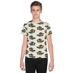 Furrow & Fields Kids T-Shirt Kids New Holland CR 9090 Tractor T-Shirt – Cream Quality Farmers Merch
