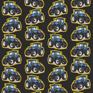 Furrow & Fields Kids T-Shirt Kids New Holland T7.225 Tractor T-Shirt – Charcoal Quality Farmers Merch