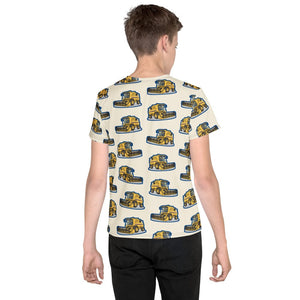 Furrow & Fields Kids T-Shirt Kids New Holland TR 89 Tractor T-Shirt – Cream Quality Farmers Merch