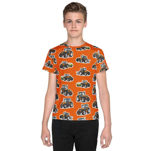Furrow & Fields Kids T-Shirt Kids Renault Tractors All-Over Print T-Shirt Quality Farmers Merch