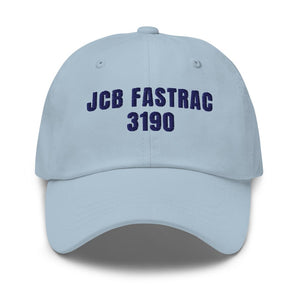 Furrow & Fields Light Blue JCB Fastrac 3190 | Classic Dad Hat Quality Farmers Merch