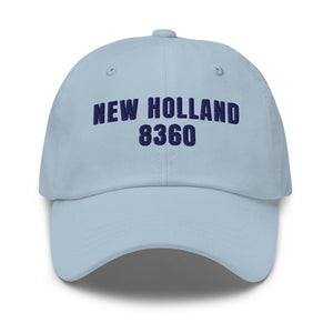 Furrow & Fields Light Blue New Holland 8360 | Classic Dad Hat Quality Farmers Merch