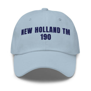 Furrow & Fields Light Blue New Holland TM 190 | Classic Dad Hat Quality Farmers Merch