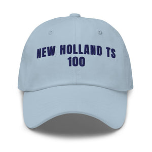 Furrow & Fields Light Blue New Holland TS 100 | Classic Dad Hat Quality Farmers Merch