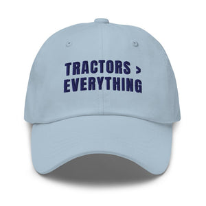 Furrow & Fields Light Blue Tractors > Everything | Classic Dad Hat Quality Farmers Merch